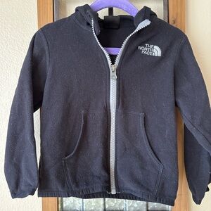 The North Face Kids Full-Zip Black Hoodie